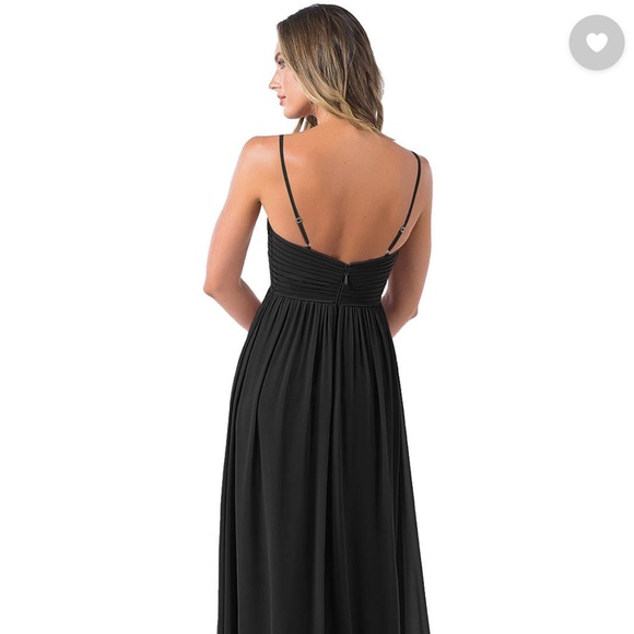 Azazie black bridesmaid dress - Picture 2 of 3